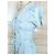 Cacharel Abito Preppy Fifties in Cotone e Seta Bianco Blu Giallo Blu chiaro - vista 8