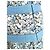 Cacharel Vestido Mini de Algodão Estampado Liberty Branco Azul - vista 17
