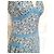 Cacharel Vestido Mini de Algodão Estampado Liberty Branco Azul - vista 4