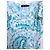 Antik Batik Light Fluide Kleid XL Weiß Grün - Ansicht 15