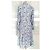 Cacharel Abito Lungo a Camicia Preppy Folk Bianco Rosso Blu - vista 13
