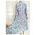 Cacharel Abito Lungo a Camicia Preppy Folk Bianco Rosso Blu - vista 14