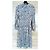 Cacharel Abito Lungo a Camicia Preppy Folk Bianco Rosso Blu - vista 6