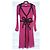 Cacharel Robe de Soirée Couture Double Voile de Soie Rose Framboise - vue 11