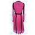 Cacharel Robe de Soirée Couture Double Voile de Soie Rose Framboise - vue 19
