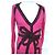 Cacharel Robe de Soirée Couture Double Voile de Soie Rose Framboise - vue 5
