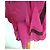 Cacharel Robe de Soirée Couture Double Voile de Soie Rose Framboise - vue 7