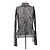 Autre Marque Top de encaje negro LEO SEASON
