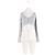 Autre Marque Top ajustado gris ALO