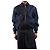 Magda Butrym Oversized Bomberjacke aus Navy-Denim - size UK 4 Marineblau