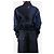 Magda Butrym Oversized Bomberjacke aus Navy-Denim - size UK 4 Marineblau - Ansicht 2