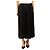 Valentino Falda midi plisada negra - size UK 12 Negro