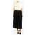 Valentino Falda midi plisada negra - size UK 12 Negro - vista 2