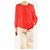 Emilio Pucci Rote transparente Seidenbluse - size UK 10 - Ansicht 3