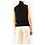 Prada Feinstrick-Oberteil mit Stehkragen in Schwarz - size UK 12 - Ansicht 2