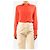 Chloé Blusa de seda roja - size UK 12 - vista 4