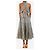 Ulla Johnson Vestido midi a cuadros azul sin mangas - size UK 6 - vista 2