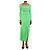 A.L.C Geripptes Kleid mit Cut-Outs grün - size S - Ansicht 3