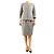 Chanel Set giacca e gonna in tweed grigio - size UK 14