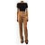 Max Mara Pantalones de traje de lana marrón - size UK 8 Castaño - vista 2