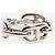 Hermès Lenço Silver Regate 90 ring Prata - vista 2