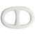 Hermès Foulard White Chaine d'Ancre 90 ring Bianco