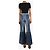 Autre Marque Blaue Patchwork-Schlaghose - size UK 6 - Ansicht 2