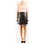 SéZane Minifalda de cuero negro - size UK 12 - vista 2