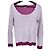 Sonia Rykiel Jersey de Punto con Corazones Rosa Blanco