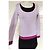 Sonia Rykiel Jersey de Punto con Corazones Rosa Blanco - vista 2