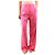 Msgm Plissierte Wollhose in Rosa - size UK 10 Pink