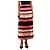 Valentino Falda midi a rayas rosas - size UK 8