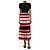 Valentino Falda midi a rayas rosas - size UK 8 - vista 2