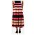 Valentino Falda midi a rayas rosas - size UK 8 - vista 3