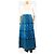 Gucci Falda maxi de lino a rayas negras y azules - size UK 10 - vista 2
