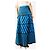 Gucci Falda maxi de lino a rayas negras y azules - size UK 10 - vista 3