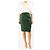 Oscar de la Renta Falda midi de lana verde oscuro - size UK 12 - vista 2