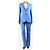 Victoria Beckham Completo in lana due pezzi blu tenue - size UK 10 - vista 3