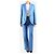 Victoria Beckham Completo in lana due pezzi blu tenue - size UK 10 - vista 4
