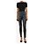 Joseph Leggings de cuero azul marino - size UK 12 - vista 2