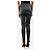 Joseph Leggings de cuero azul marino - size UK 12 - vista 3