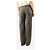 Chloé Calças de lã ajustadas verde exército - size UK 12 - vista 3