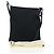 FENDI Zucchino Canvas Shoulder Bag Black Silver 8BT151 - vista 12