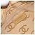 CHANEL Wild Stitch Shoulder Bag Leather Beige Gold CC - vista 18