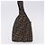 FENDI Zucca Canvas Hand Bag Brown Silver - vista 4