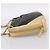 CHANEL V Stitch Chain Shoulder Bag Lamb Skin Beige Gold CC - view 3