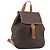 Céline CELINE Macadam Rucksack PVC Leder Braun Goldfarben