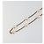 CHANEL Necklace Metal Gold Tone White CC - vista 3