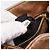 Miu Miu Ribbon Hand Bag Leather 2way Brown Gold - vista 12
