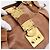 Miu Miu Ribbon Hand Bag Leather 2way Brown Gold - vista 18
